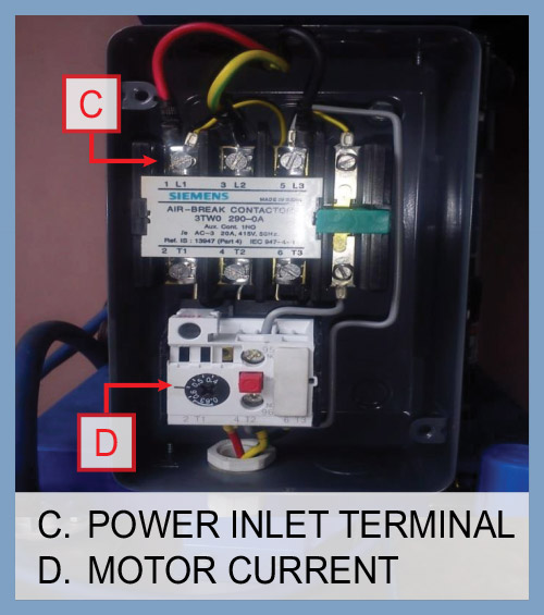 Die Lubricant Motor Power Inlet Terminal