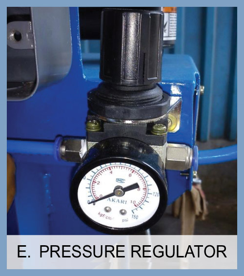 Die Lubricant Pressure Regulator