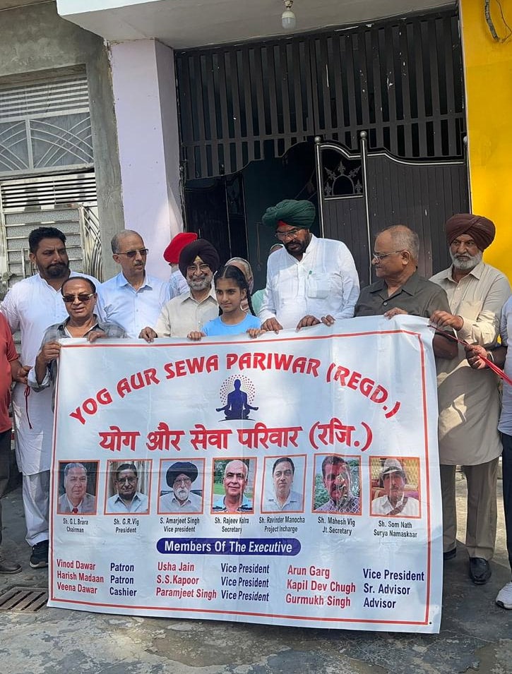 Contribution towards Punjab Flood Relief by NKH Hammers' Managing Director Mr. Kulwant Singh